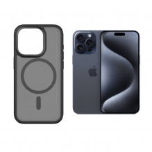 Чохол Monblan для iPhone 15 Pro Max Magnetic Crystal Series (Black)